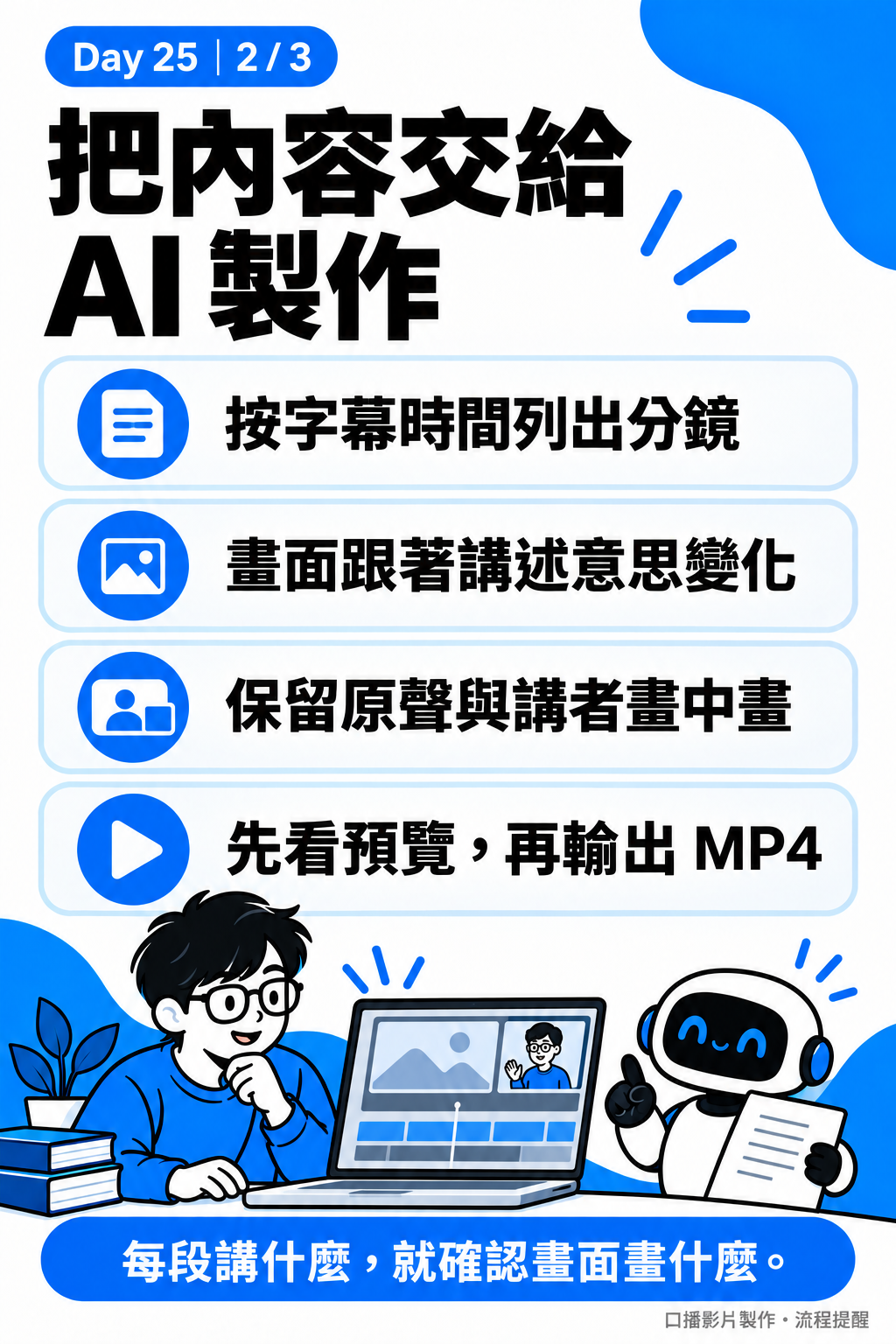 圖卡2：交給 AI 製作畫面