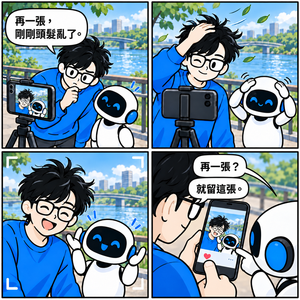 《就留這張》四格漫畫